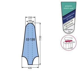 CO 120 PRONTO-STIRO WITH FELT+SILICONED FOAM - GREEN        