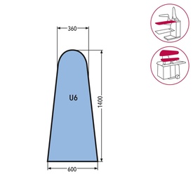 U6 MEDIUM SILICONE SF25 YELLOW SP.=mm.8                     