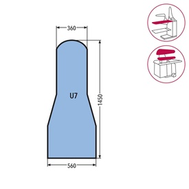 U7 MEDIUM SILICONE SF25 YELLOW SP.=mm.10                    