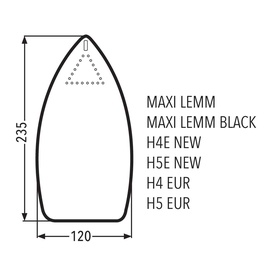 SOLETTA TEFLON SEMPLICE MAXILEMM/H4E NEW/H5ENEW/H4EUR/H5EUR