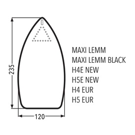 MAXILEMM/H4E NEW/H5E NEW/H4 EUR/H5 EUR ARMORED TEFLON SHOE  