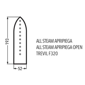 SOLETTA TEFLON CORAZZATA ALL STEAM APRICUCITURE/F320