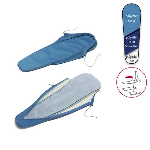 PRONTO-STIRO BRACCIO UNIVERSALE CON SCHIUMATO mm.7 - AZZURRO