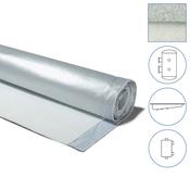 TESSUTO COIBENTAZIONE METALLIZZATO CON FELTRO mm.4 h=mm.1400