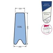 E 3/L PRONTO-STIRO WITH FELT - BLUE                         