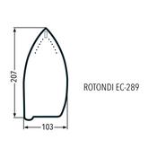SOLETTA TEFLON CORAZZATA ROTONDI EC289 EC420