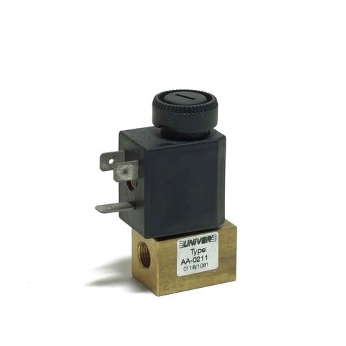 UNIVER AA-0211 AIR SOLENOID VALVE 1/8" N.C. ø=mm.1,5 V.24   