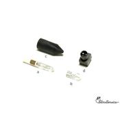LAMPADINA SPIA PASSAGGIO SOLVENTE V.24 VETRO